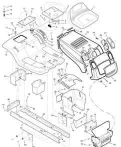 Part Location Diagram of 7102065 Murray Instruction Book